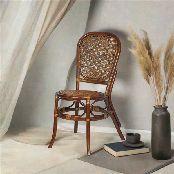RattaNeo Coral k52 chair brown rattan natural -  rattan chair - Image 5