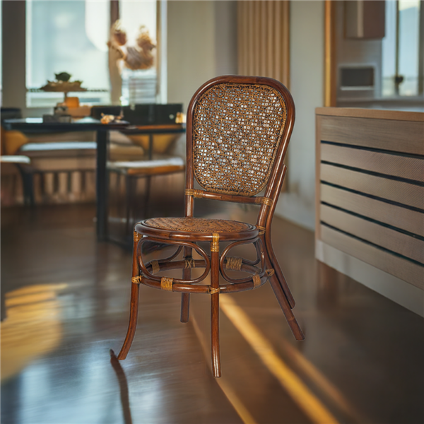 RattaNeo Coral k52 chair brown rattan natural -  rattan chair - Image 6