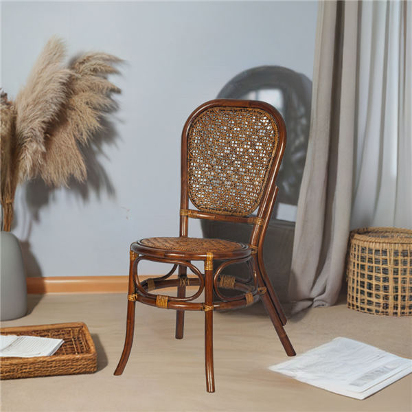 RattaNeo Coral k52 chair brown rattan natural -  rattan chair - Image 7