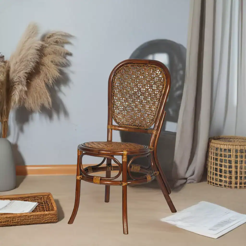 RattaNeo Coral k52 krzesło z rattanu naturalnego brązowe - obrazek 7