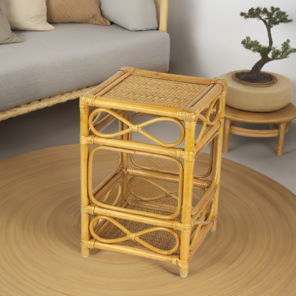 RattaNeo Coral s132 table honey rattan natural - rattan table - Image 5