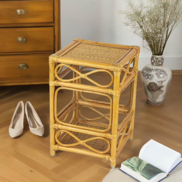 RattaNeo Coral s132 table honey rattan natural - rattan table - Image 6