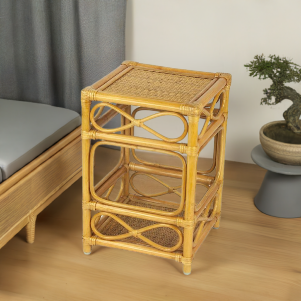 RattaNeo Coral s132 table honey rattan natural - rattan table - Image 8