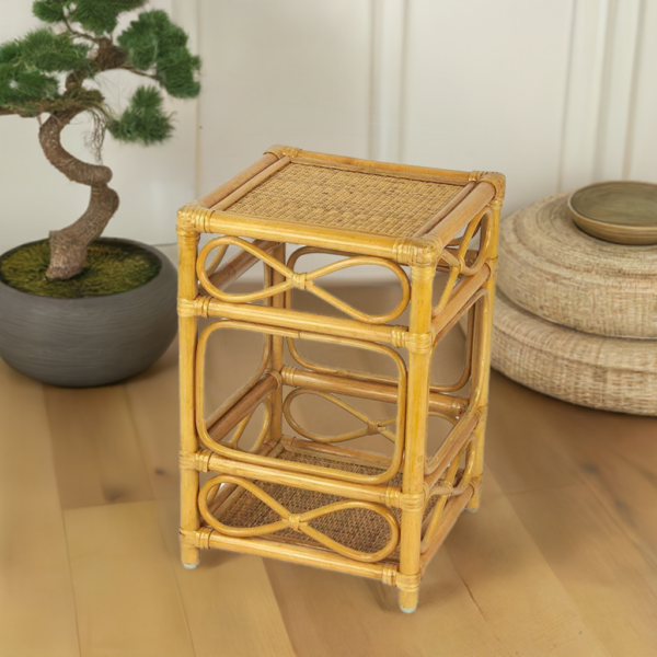 RattaNeo Coral s132 table honey rattan natural - rattan table - Image 9