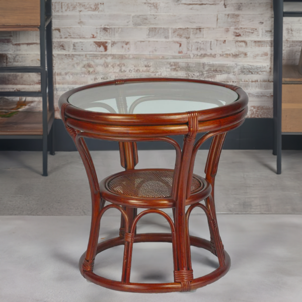 RattaNeo Coral s217 brown natural rattan table - Image 7