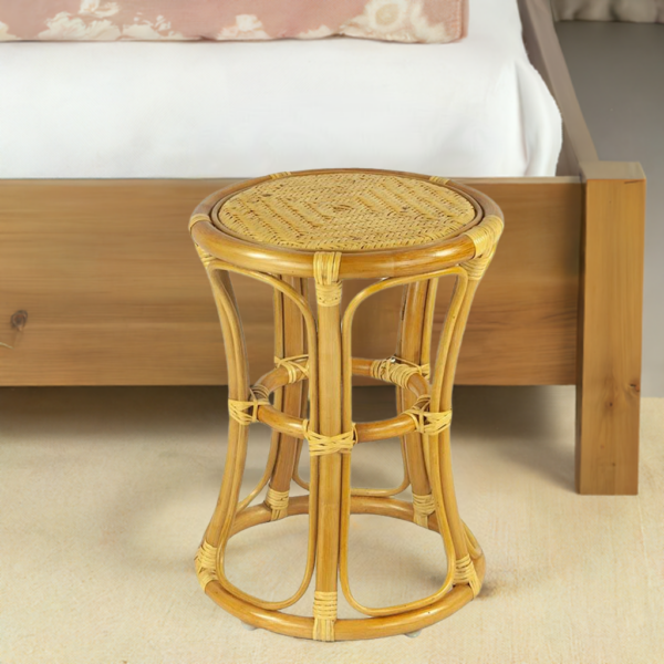 RattaNeo Coral t41 stool honey rattan natural - rattan stool - Image 7