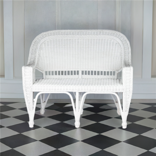RattaNeo Diamond I s108 2-Sitzer-Sofa Rattan natürlich - Rattan Sofa – Bild 3