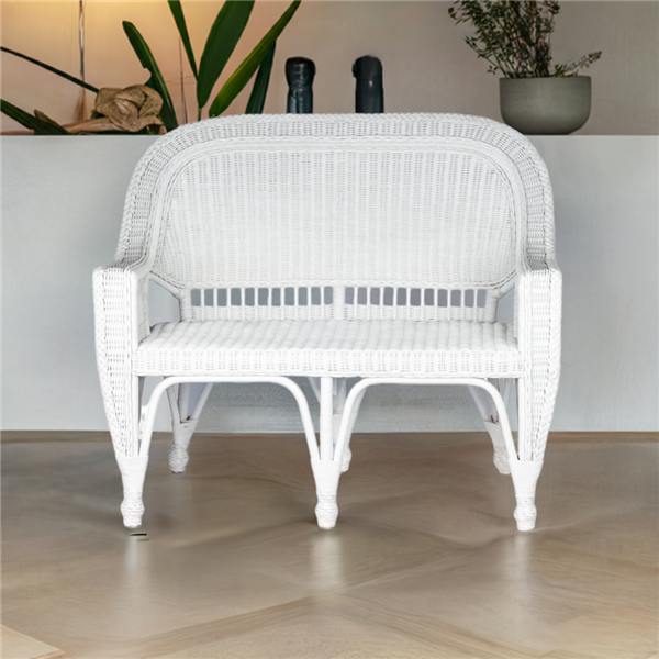 RattaNeo Diamond I s108 2-Sitzer-Sofa Rattan natürlich - Rattan Sofa – Bild 4