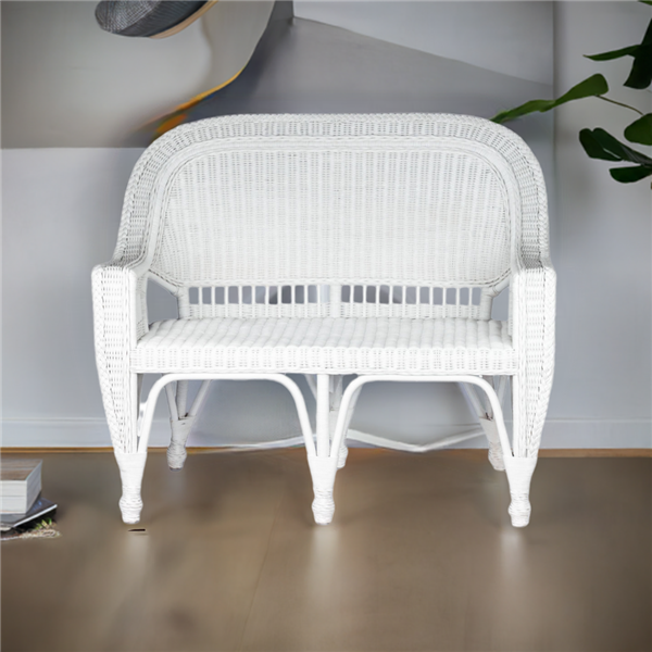 RattaNeo Diamond I s108 2-Sitzer-Sofa Rattan natürlich - Rattan Sofa – Bild 9
