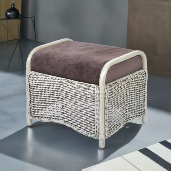 RattaNeo Dolce Vita p14 pouffe rattan natural - rattan pouffe - Image 4