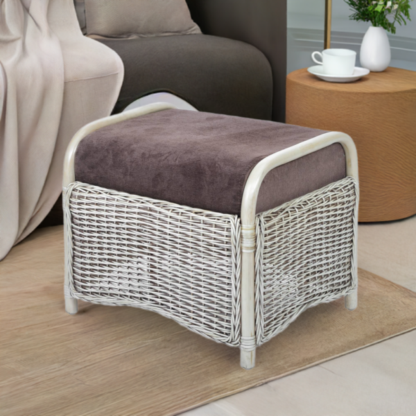 RattaNeo Dolce Vita p14 pouffe rattan natural - rattan pouffe - Image 5