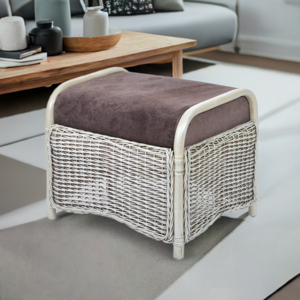 RattaNeo Dolce Vita p14 pouffe rattan natural - rattan pouffe - Image 6