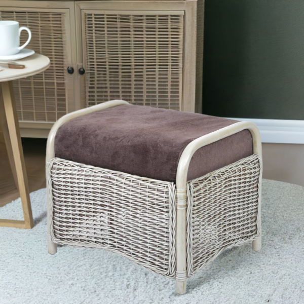 RattaNeo Dolce Vita p14 pouffe rattan natural - rattan pouffe - Image 9