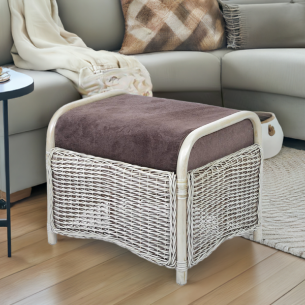 RattaNeo Dolce Vita p14 pouffe rattan natural - rattan pouffe - Image 12